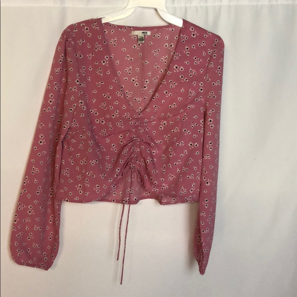 PINK FLORAL TOP
